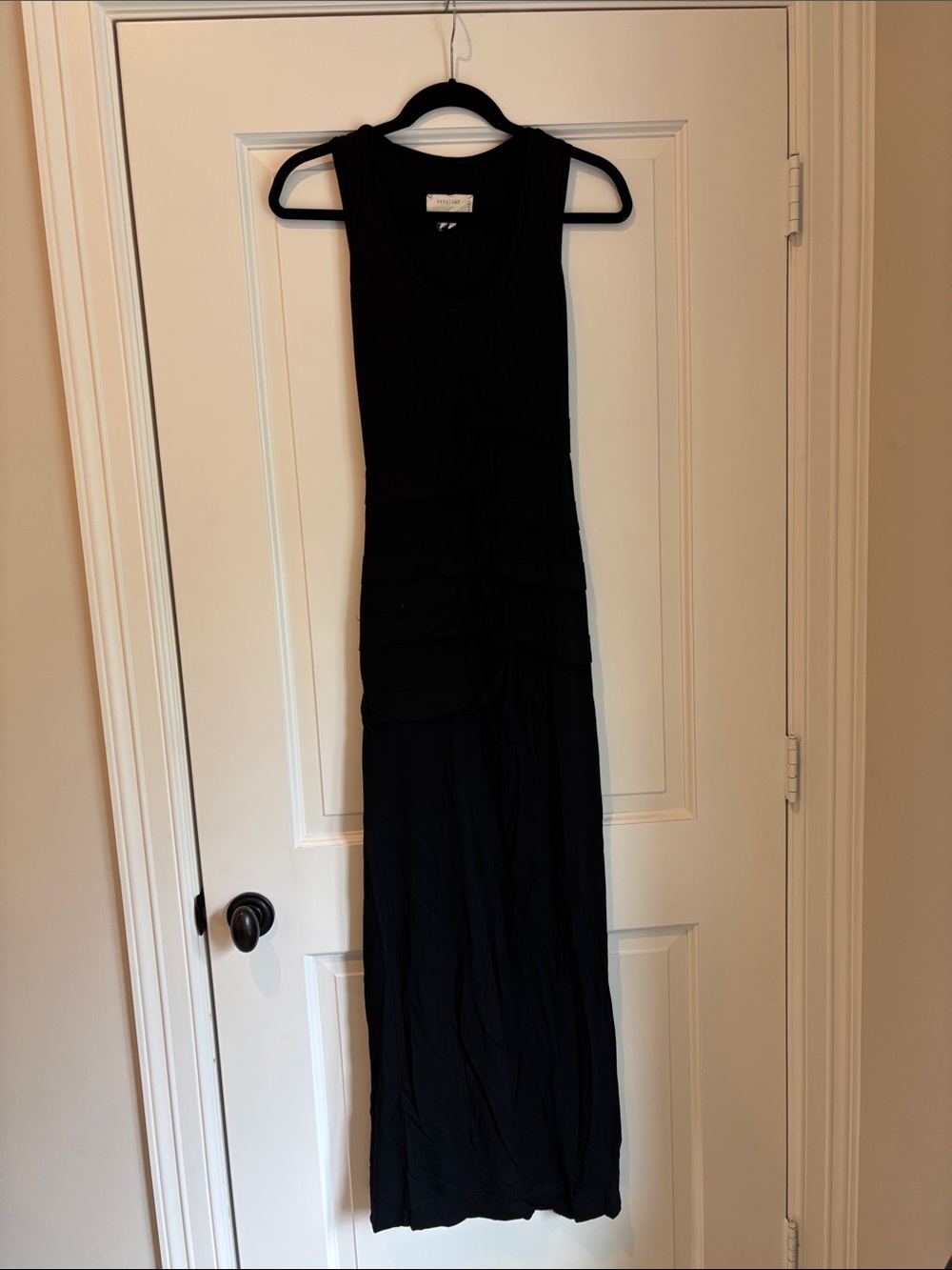 Nicole Miller Black Maxi Dress - Size S